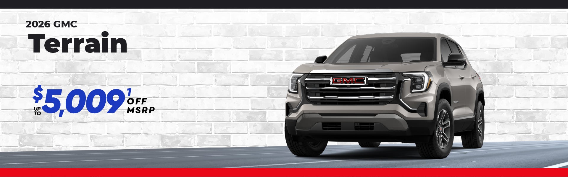 2026 Terrain -up to $5009 in savings