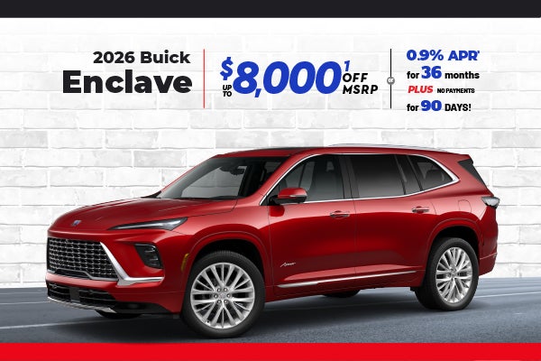 2026 Buick Enclave - up to $8000 in savings | 0.9% APR