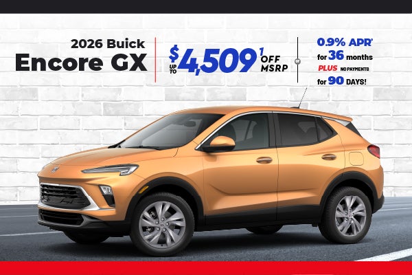 2026 Buick Encore GX - up to $4509 in savings | 0.9% APR