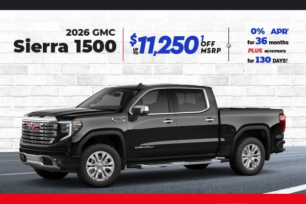 2026 GMC Sierra 1500 - up to $11,250 off MSRP