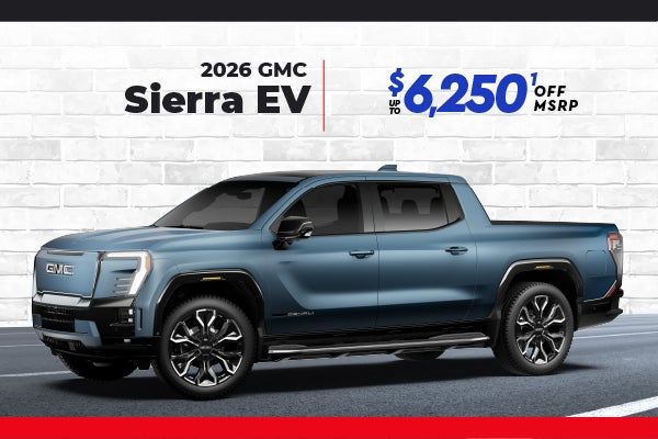 2026 GMC Sierra EV- up to $6250 off MSRP