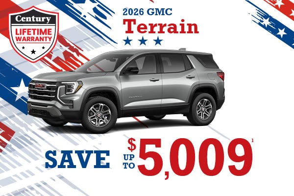 2026 Terrain -up to $5009 in savings