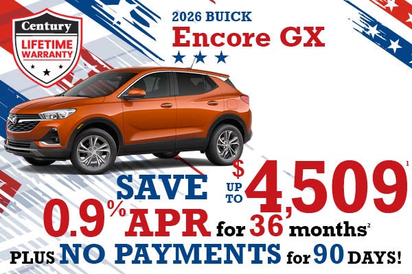 2026 Buick Encore GX - up to $4509 in savings | 0.9% APR