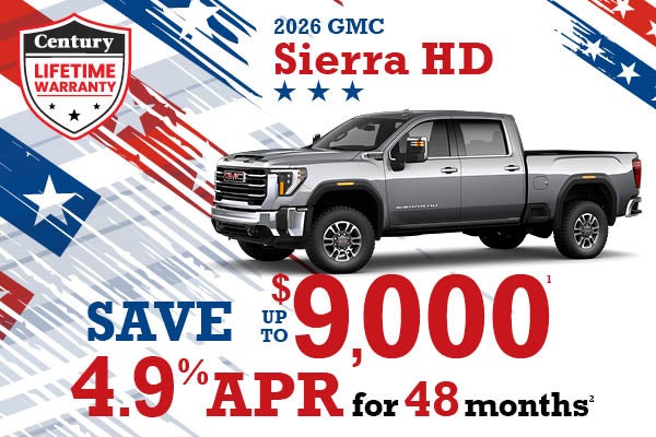2026 GMC Sierra 2500 HD - up to $9000 off MSRP | 4.9% APR