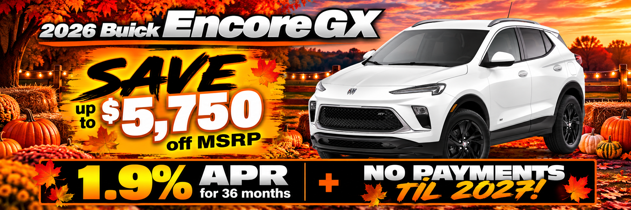 2026 Buick Encore GX - up to $5750 in savings | 1.9% APR
