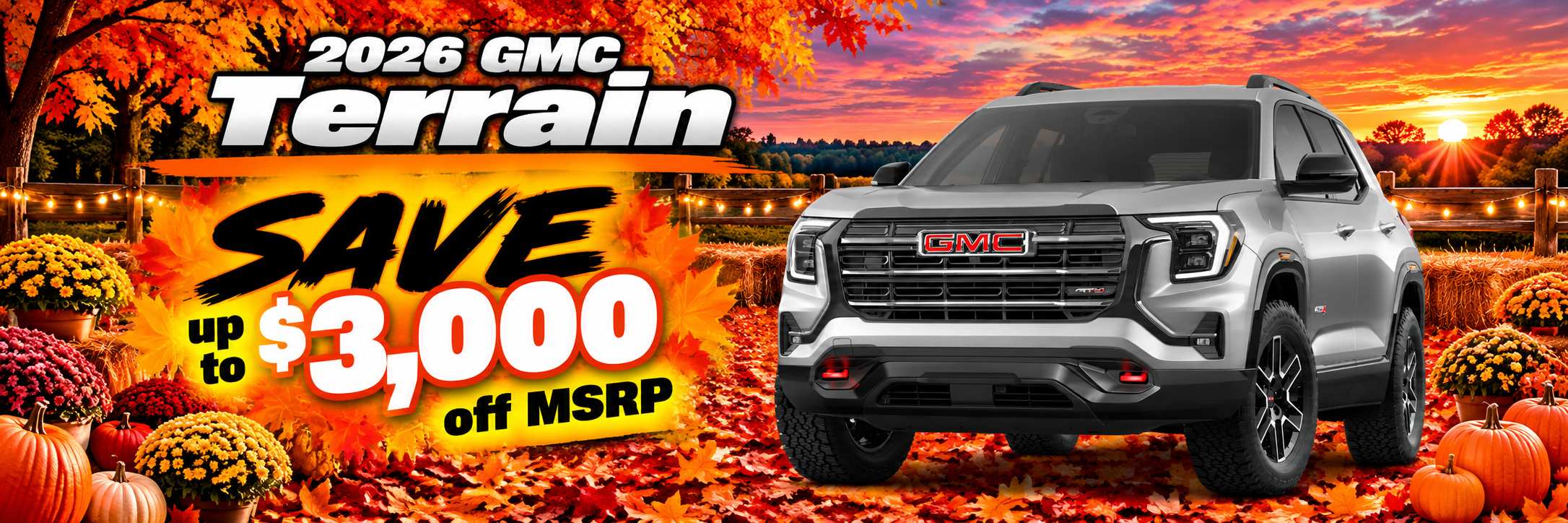 2026 Terrain -up to $3000 in savings
