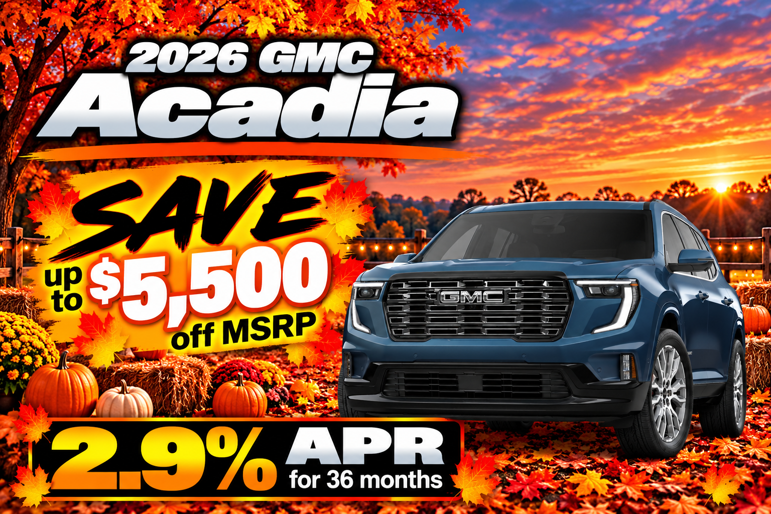 2026 GMC Acadia