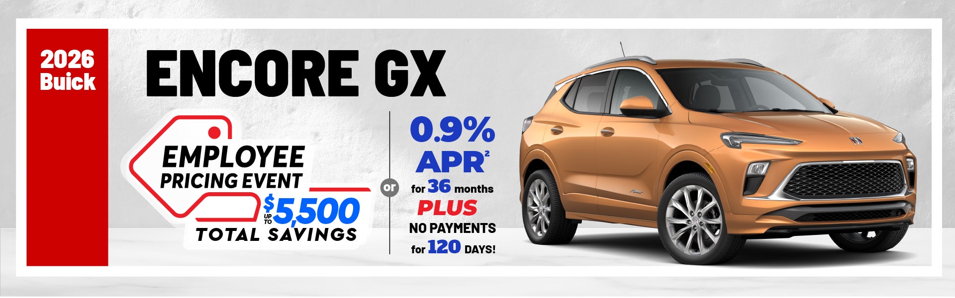 2026 Buick Encore GX - up to $5500 in savings | 0.9% APR