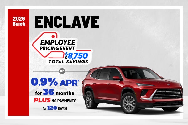 2026 Buick Enclave - up to $8750 in savings | 0.9% APR