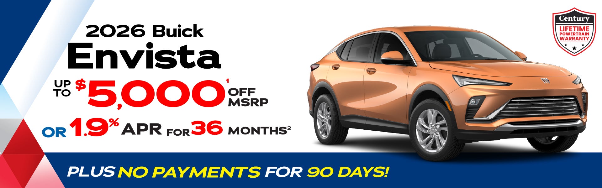 2026 Buick Envista -up to $5000 off MSRP or 1.9% APR